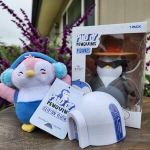 NEW Pudgy Penguin Plush BUNDLE Collectible Action Figures Igloo Soft Figure Peng